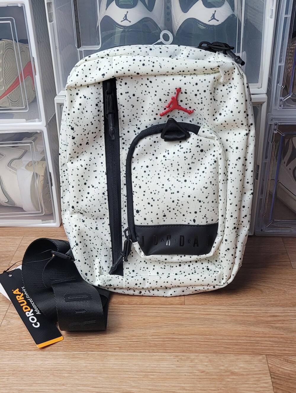 Nike Air Jordan Crossbody Sling Bag Cordura White ~BRAND NEW WITH TAG~